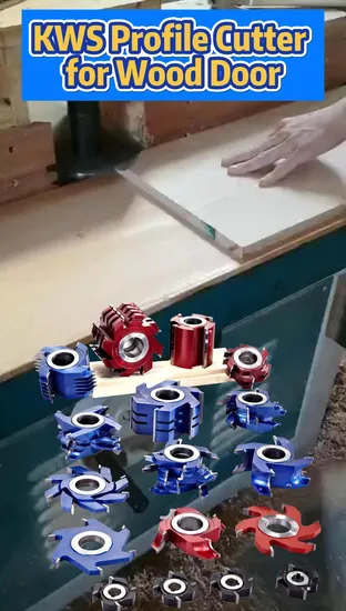 Kws Wood Door Frame Profile Cutter for Vertical Moulder Machine